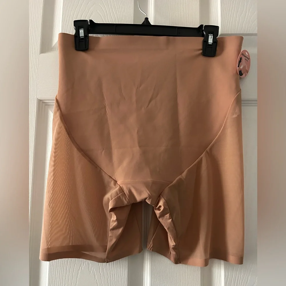 Shapermint NWT Essentials Empower Mesh Shaper Shorts Large Beige Color - Picture 3 of 3